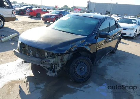 2015 Nissan Sentra S z USA, uszkodzony, nr VIN 3N1AB7AP1FY308573